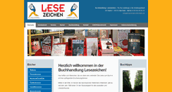 Desktop Screenshot of lesezeichen-hillesheim.de