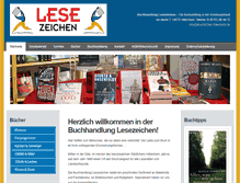 Tablet Screenshot of lesezeichen-hillesheim.de